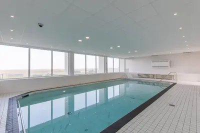Der Swimmingpool an oder in der Nähe von Am Sahlenburger Strand Wohnung 8