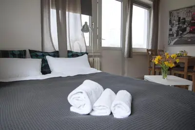 Ein Bett oder Betten in einem Zimmer der Unterkunft Frauenpreiss Whg. 54