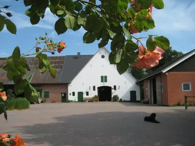 Das Gebäude in dem sich die Ferienwohnung befindet