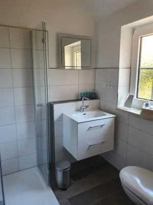 Ein Badezimmer in der Unterkunft Olle Kolle