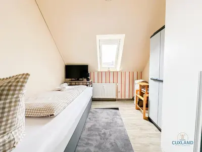 TV/Unterhaltungsangebot in der Unterkunft Haus Nordheimstraße Wohnung 7