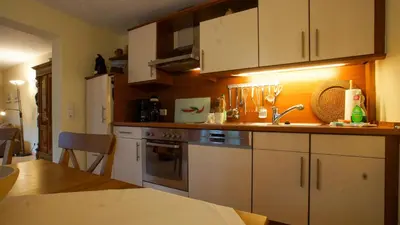 Küche/Küchenzeile in der Unterkunft Haus Wexler 6 - EG