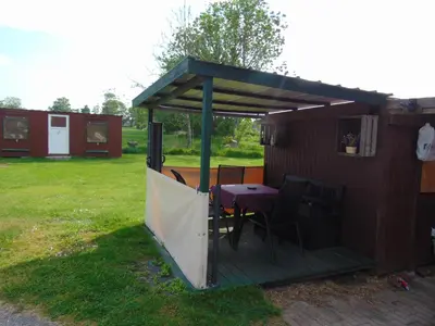 Ein Garten an der Unterkunft Ferienwohnung Ehrich nahe Otterndorf