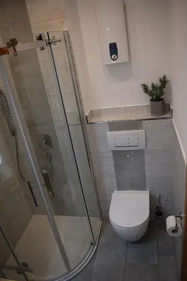 Ein Badezimmer in der Unterkunft Residenz Albatros Cuxhaven 1