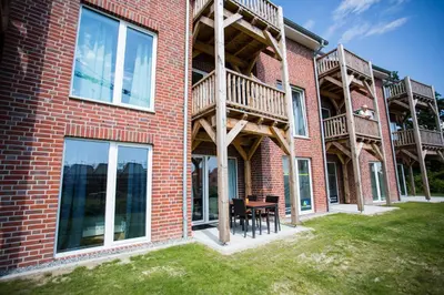 Das Gebäude in dem sich die Ferienwohnung befindet