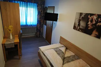 Ein Bett oder Betten in einem Zimmer der Unterkunft Pension Appelt