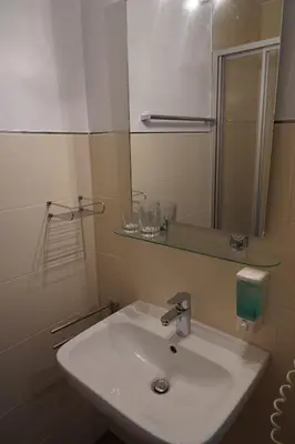 Ein Badezimmer in der Unterkunft Pension Appelt