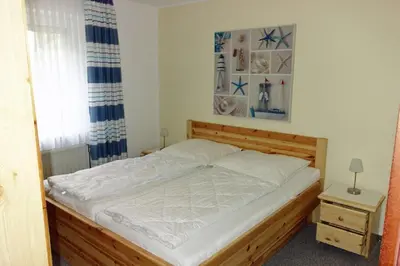 Ein Bett oder Betten in einem Zimmer der Unterkunft Gorch Fock 07