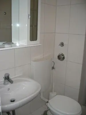 Ein Badezimmer in der Unterkunft Fewo 17 Nautilus