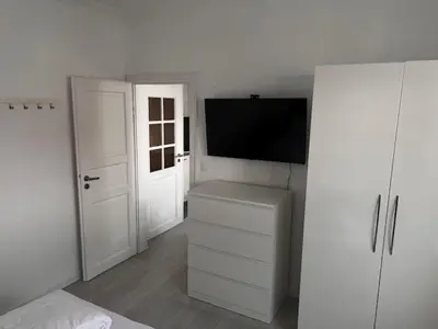 Ein Bett oder Betten in einem Zimmer der Unterkunft Nordsee 04