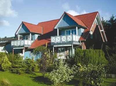 Das Gebäude in dem sich die Ferienwohnung befindet