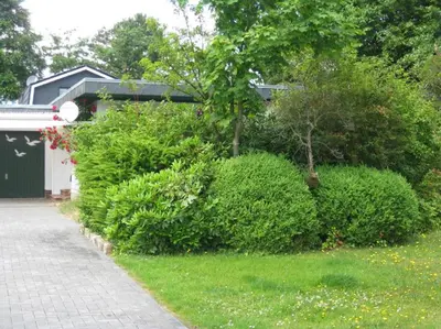 Ein Garten an der Unterkunft Satelsrönne 03