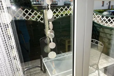 Ein Balkon oder eine Terrasse in der Unterkunft Voßhörn 01