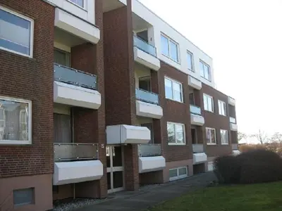 Das Gebäude in dem sich die Ferienwohnung befindet