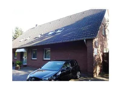 Das Gebäude in dem sich die Ferienwohnung befindet