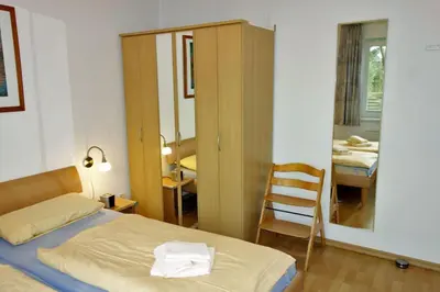 Ein Bett oder Betten in einem Zimmer der Unterkunft Voßhörn 27 Whg. 3