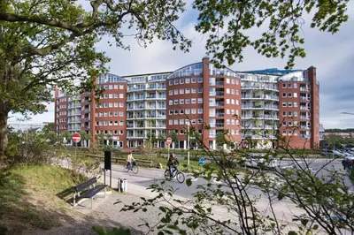 Das Gebäude in dem sich die Ferienwohnung befindet