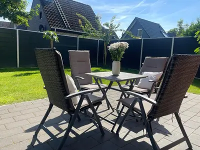 Ein Garten an der Unterkunft Cuxhavener Straße 5/1