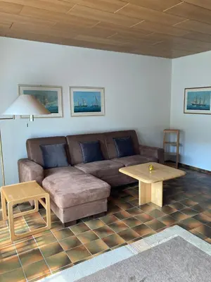 Ein Sitzbereich in der Unterkunft Häfchenweg 12 a, Ferienwohnung 3