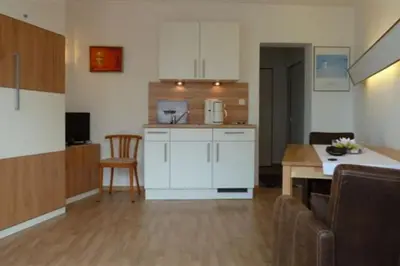 Küche/Küchenzeile in der Unterkunft Seehütte Ferienwohnung 306