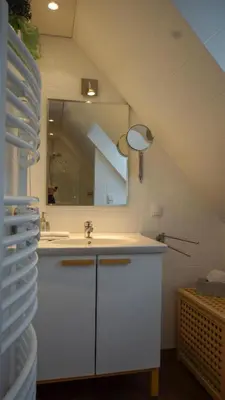 Ein Badezimmer in der Unterkunft Am Flockengrund 26a/OG3