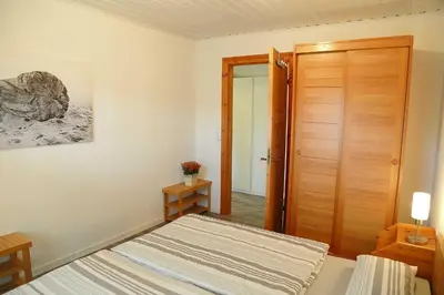Ein Bett oder Betten in einem Zimmer der Unterkunft Ferienwohnung MeinFriKo