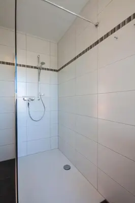 Ein Badezimmer in der Unterkunft Dünenblick