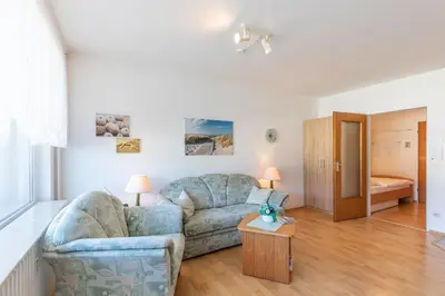 Ein Sitzbereich in der Unterkunft Baltic - Wohnung 14
