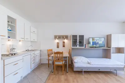 Küche/Küchenzeile in der Unterkunft Baltic - Wohnung 14