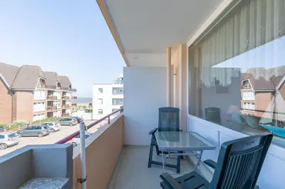 Ein Balkon oder eine Terrasse in der Unterkunft Baltic - Wohnung 14