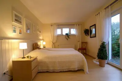Ein Bett oder Betten in einem Zimmer der Unterkunft Am Flockengrund 29/6 EG
