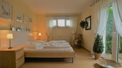 Ein Bett oder Betten in einem Zimmer der Unterkunft Am Flockengrund 29/6 EG