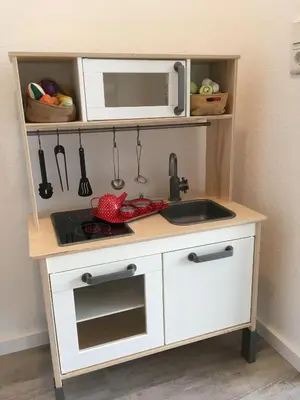 Küche/Küchenzeile in der Unterkunft Wohnung 
