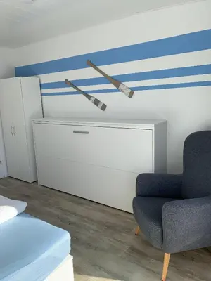 Ein Sitzbereich in der Unterkunft Wohnung 