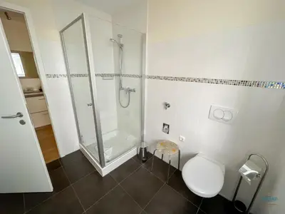 Ein Badezimmer in der Unterkunft Haus Blue Ocean Wohnung 8