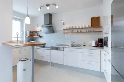 Küche/Küchenzeile in der Unterkunft Wohnung 27
