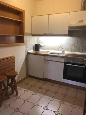 Küche/Küchenzeile in der Unterkunft Ferienwohnung Op'n Rugenbarg 70 OG