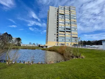 Blick auf einen Fluss in der Nähe der Ferienwohnung
