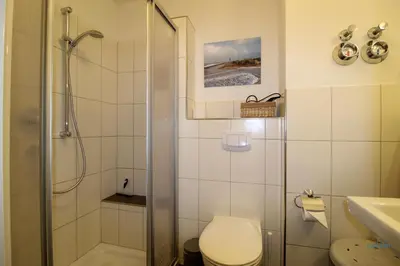 Ein Badezimmer in der Unterkunft Residenz Hohe Lith Wohnung 23