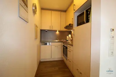 Küche/Küchenzeile in der Unterkunft Residenz Hohe Lith Wohnung 23