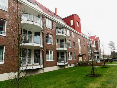 Das Gebäude in dem sich die Ferienwohnung befindet
