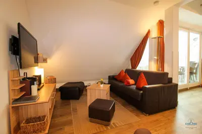 TV/Unterhaltungsangebot in der Unterkunft Residenz Hohe Lith Wohnung 28