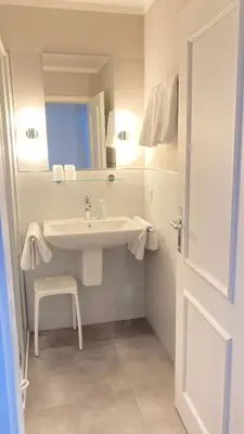 Ein Badezimmer in der Unterkunft Haus Horizont Fewo Nr 21