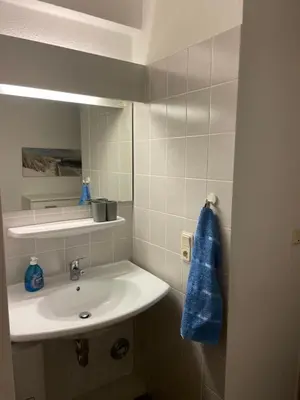 Ein Badezimmer in der Unterkunft Strandläufer