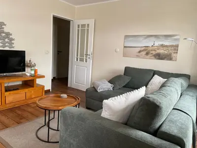 TV/Unterhaltungsangebot in der Unterkunft Strandläufer