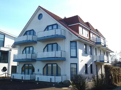 Das Gebäude in dem sich die Ferienwohnung befindet