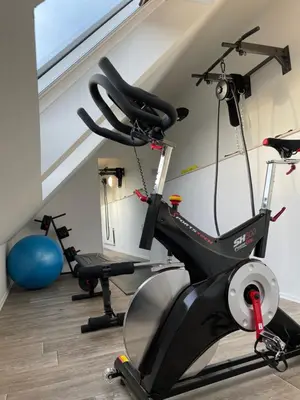 Das Fitnesscenter und/oder die Fitnesseinrichtungen in der Unterkunft MarC5 Hotel Cadenberge