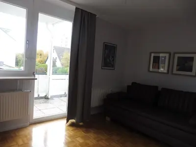 Ein Sitzbereich in der Unterkunft Ferienwohnung für große Familien im Haus Akunak