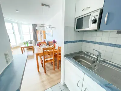 Küche/Küchenzeile in der Unterkunft Residenz Hohe Worth Wohnung 307
