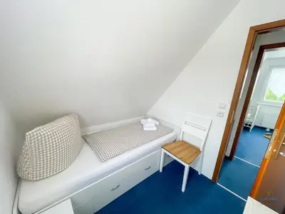 Ein Sitzbereich in der Unterkunft Ferienhaus Am Ringwall 109